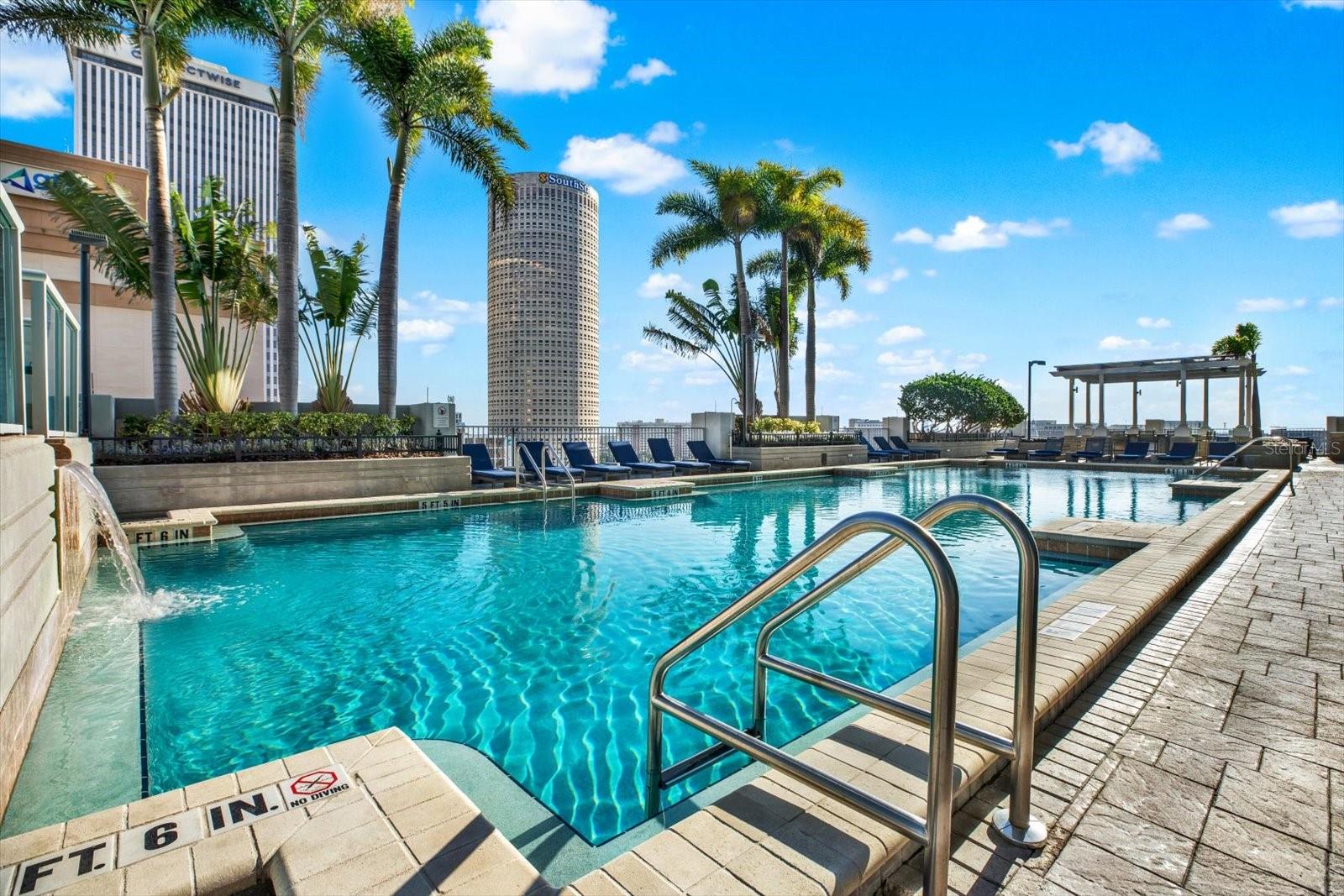 South side pool deck