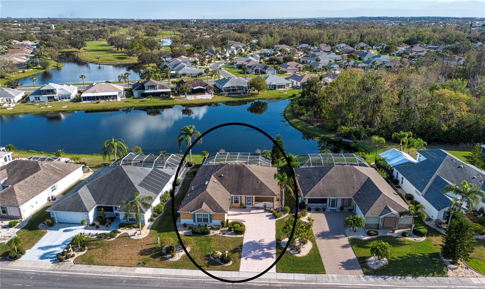 Aerial view of the Neighborhood