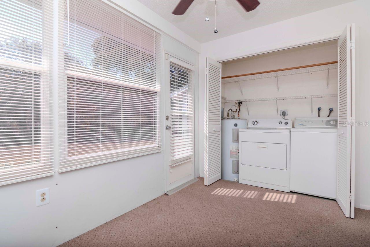 Washer and Dryer Closet