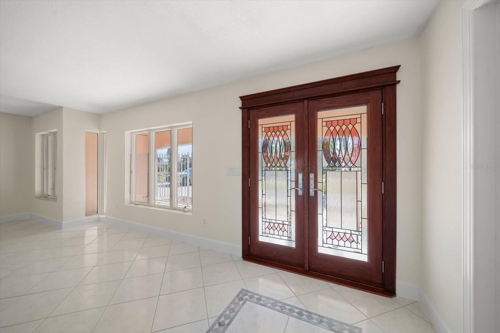 Beautiful Glass Doors Allow Ample Sunlight