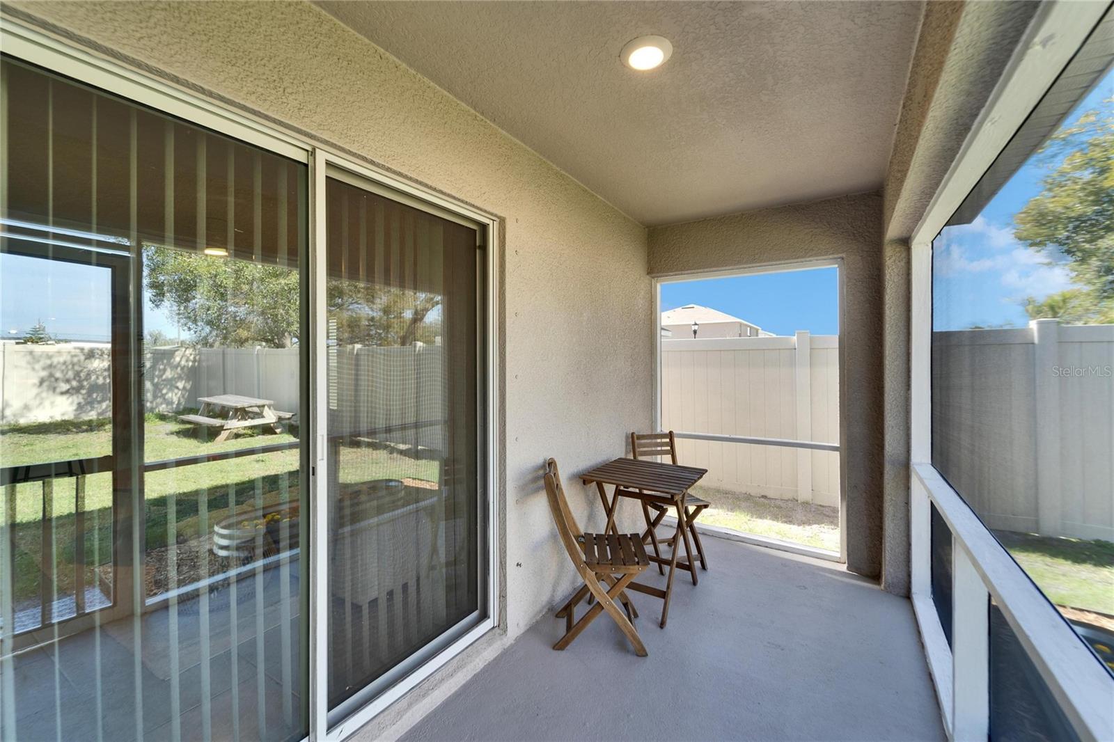 Screened-in Rear Patio