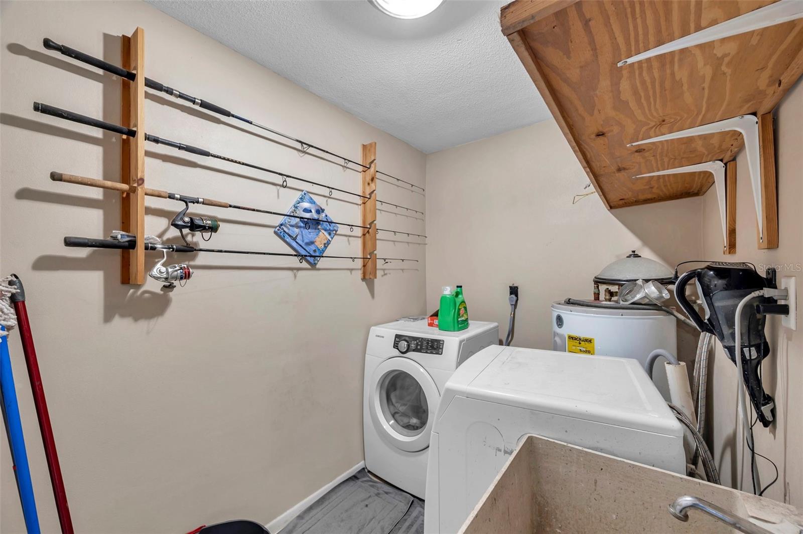 Inside laundry room