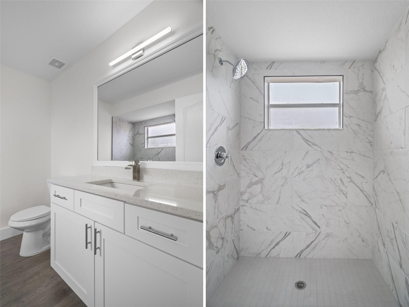 Remodeled Master Bathroom.