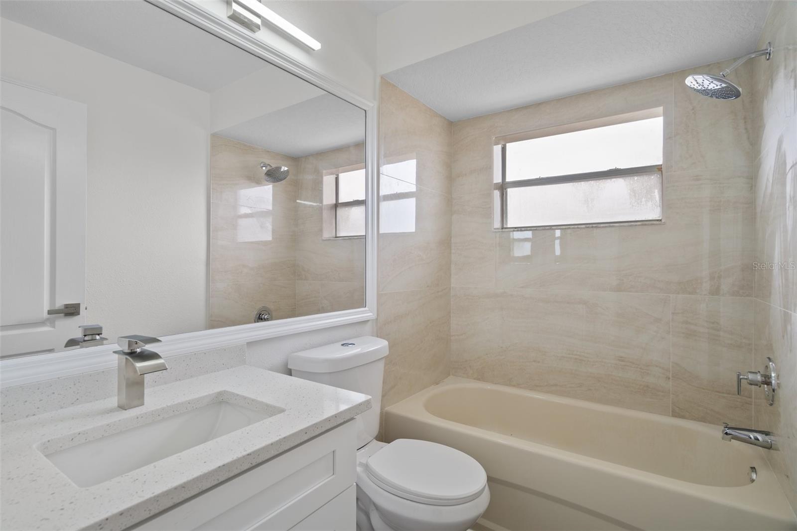 Remodeled Second Bathroom.