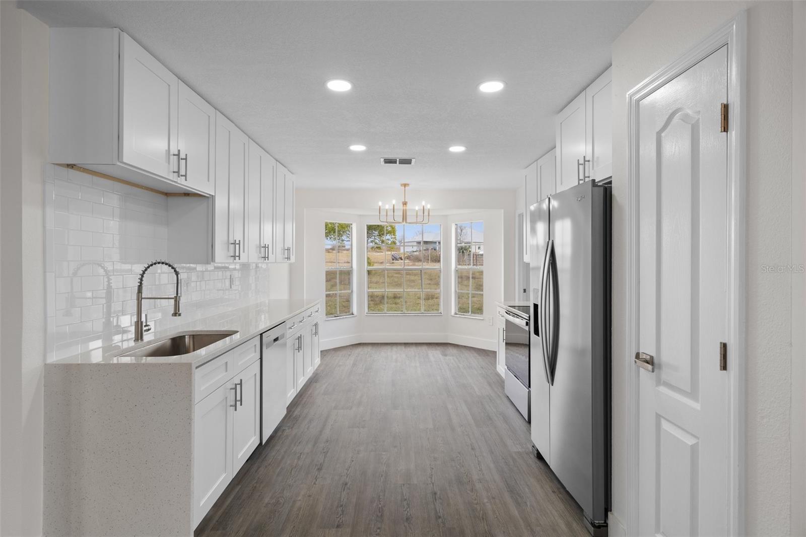 Main Kitchen looking over the breakfast nook.