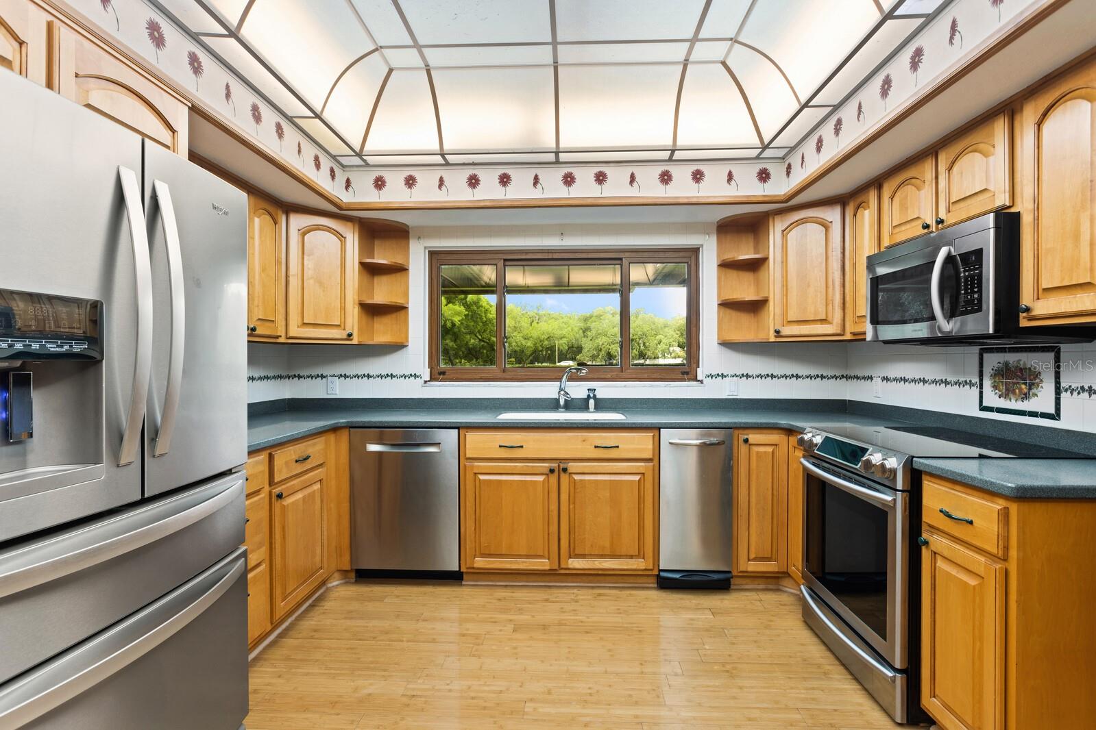 Kitchen is large and ready to prepare your favorite meals!