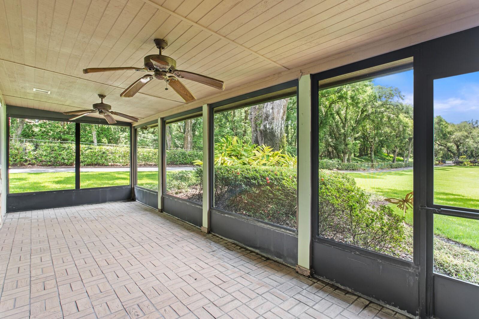 Beautiful screened in patio space!