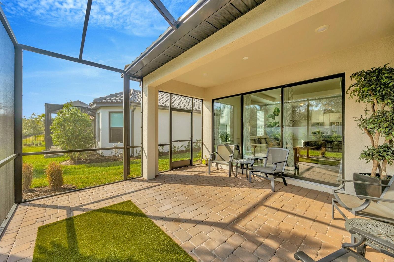 Extended Covered & Screened Lanai