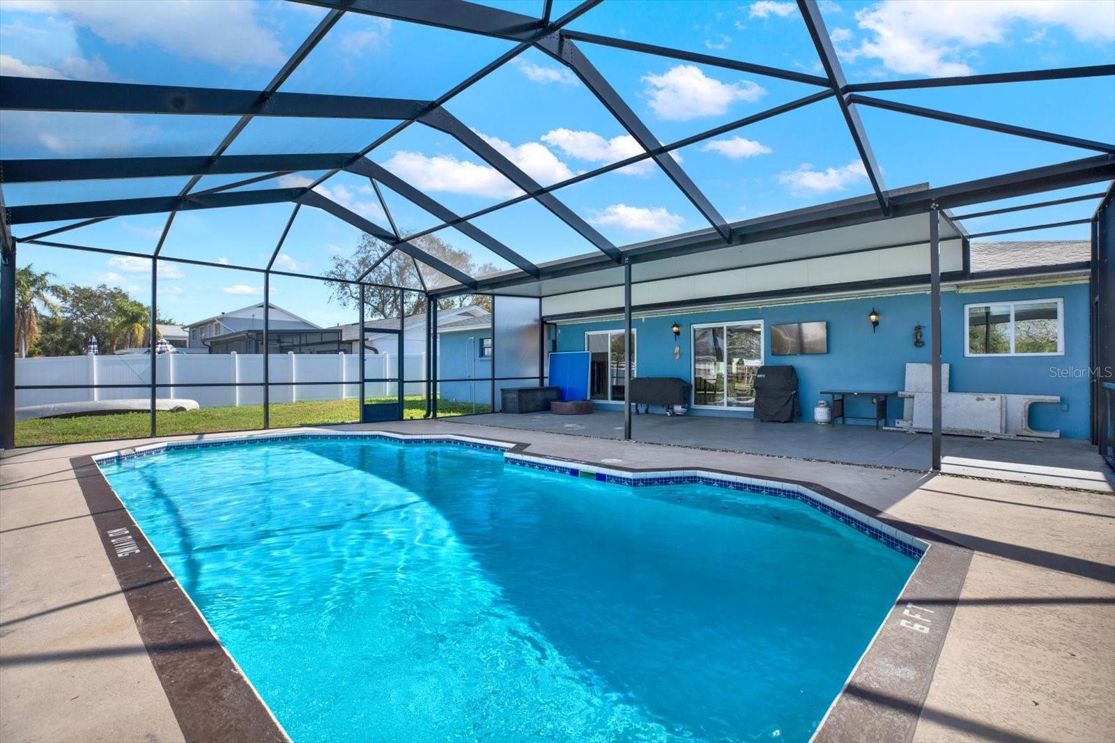 Back Patio & Enclosed Pool