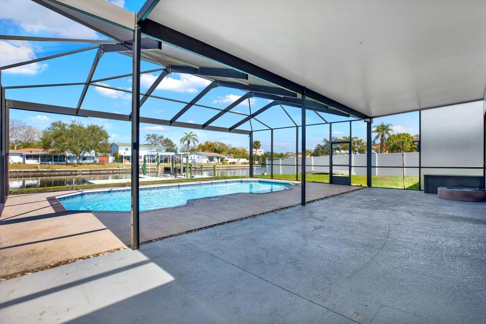 Back Patio & Enclosed Pool