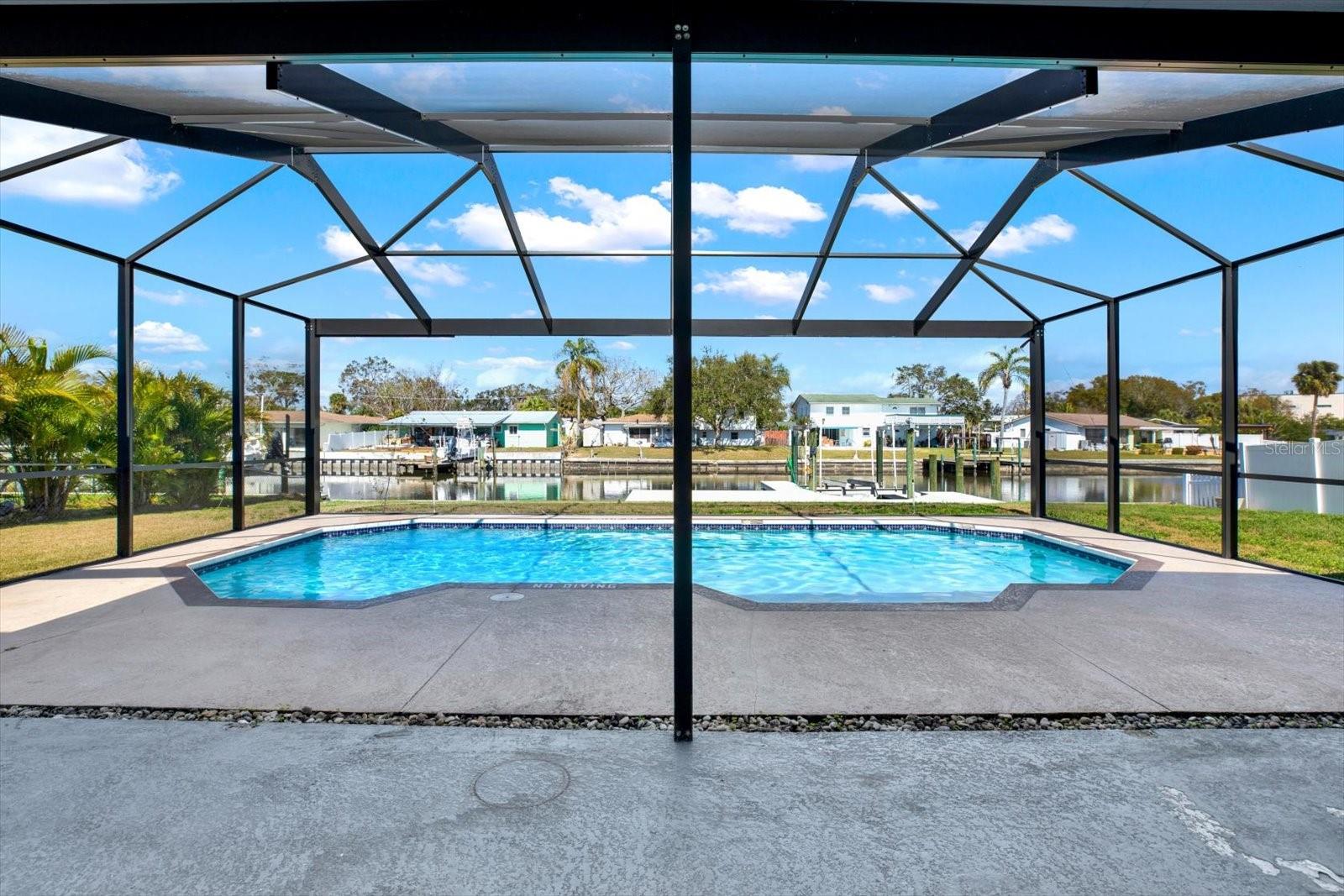 Back Patio & Enclosed Pool