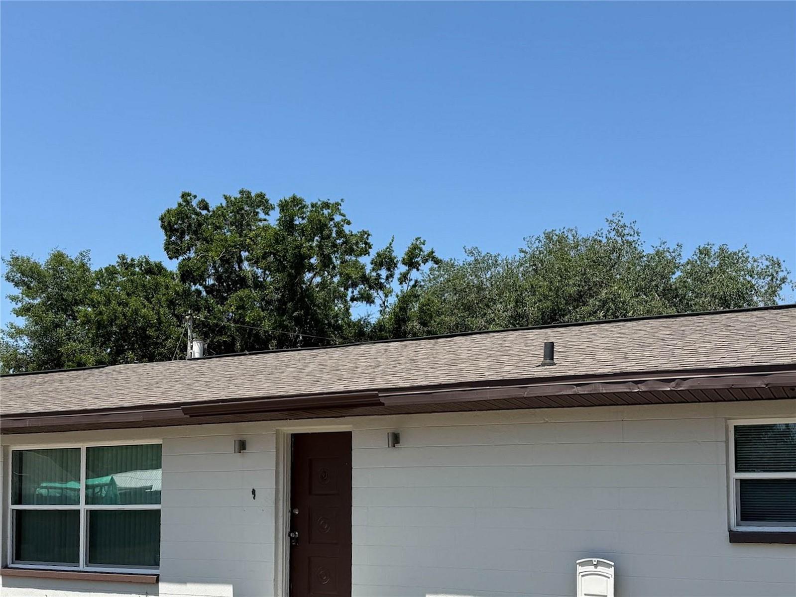 New windows and new roof close ups