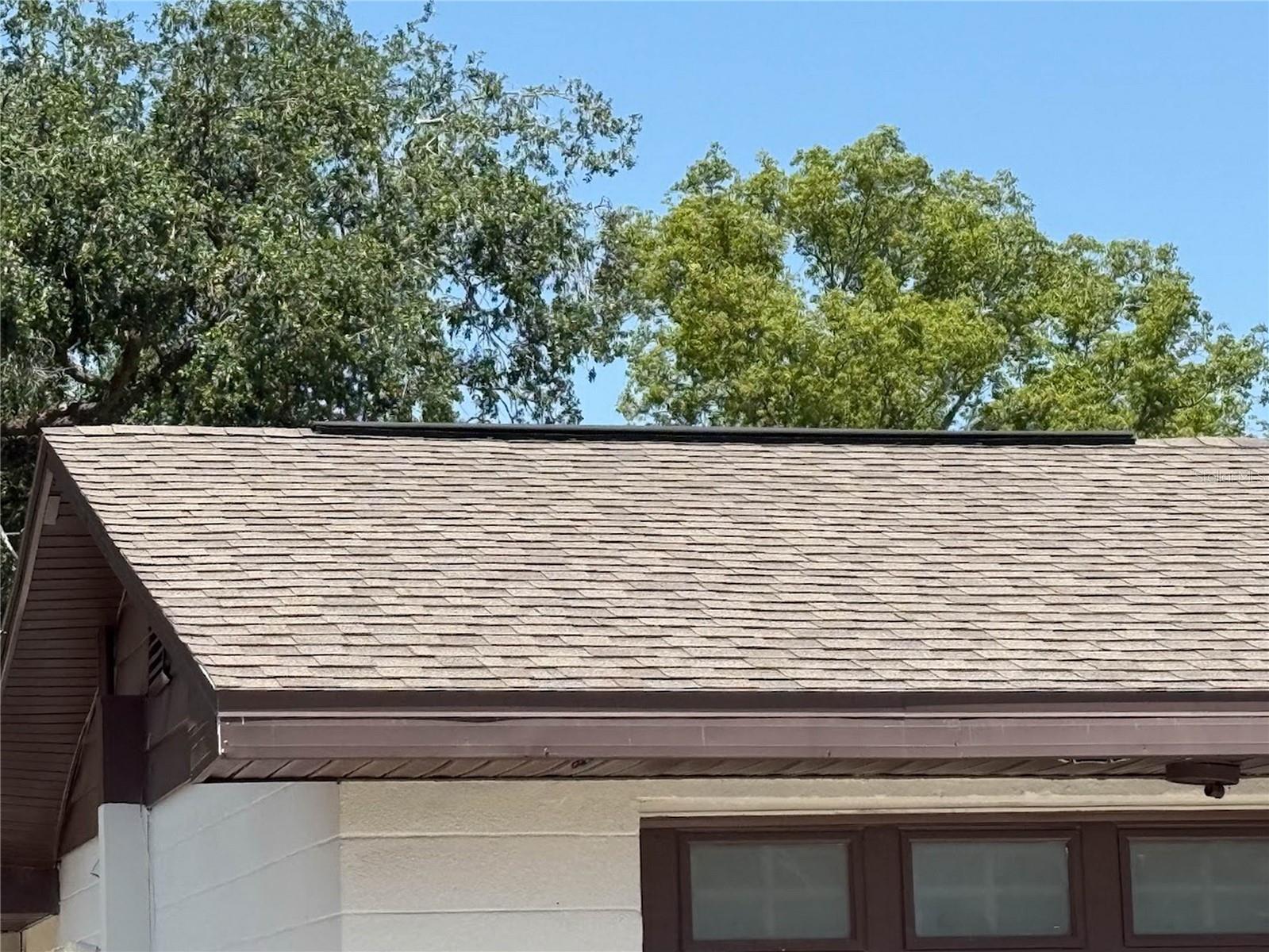 New roof different area
