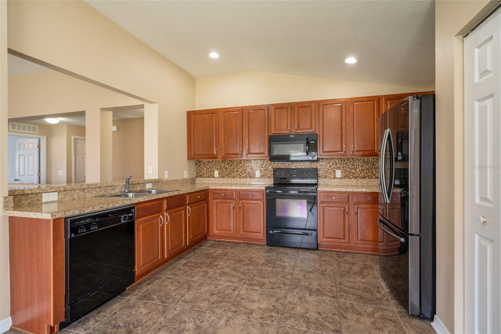 Plenty of counter space/cabinets