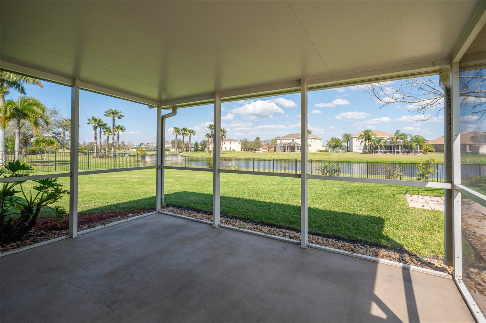 Covered screened-in lanai