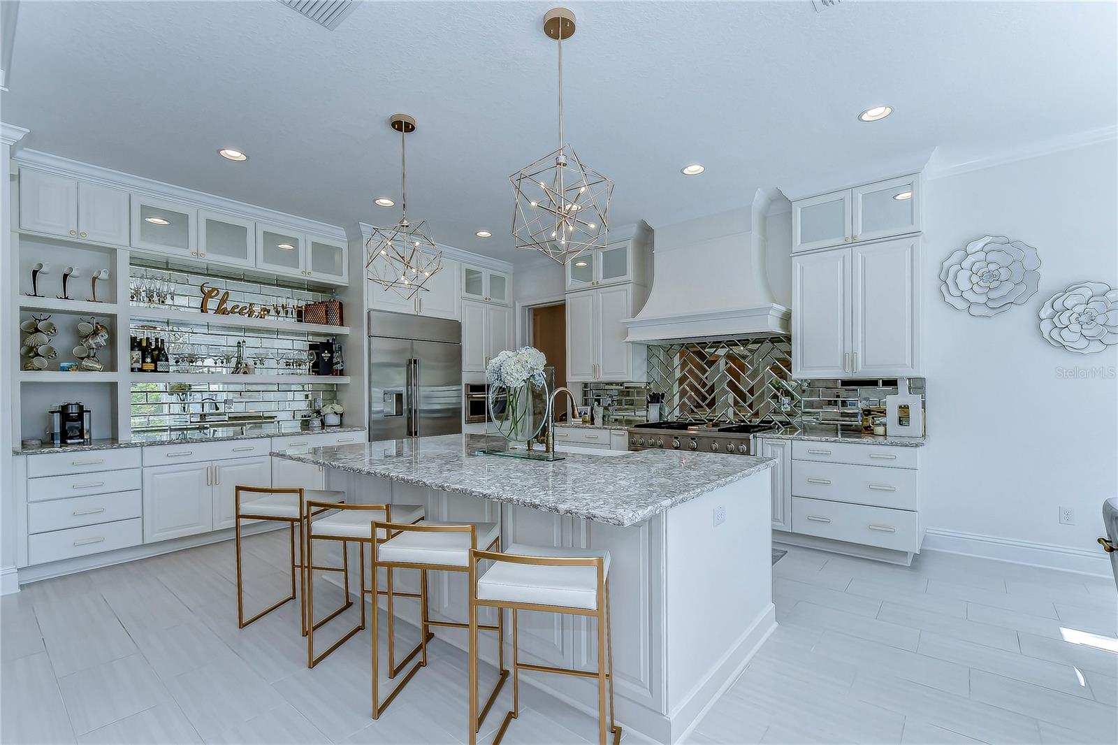 Bask in culinary elegance with this stunning gourmet kitchen