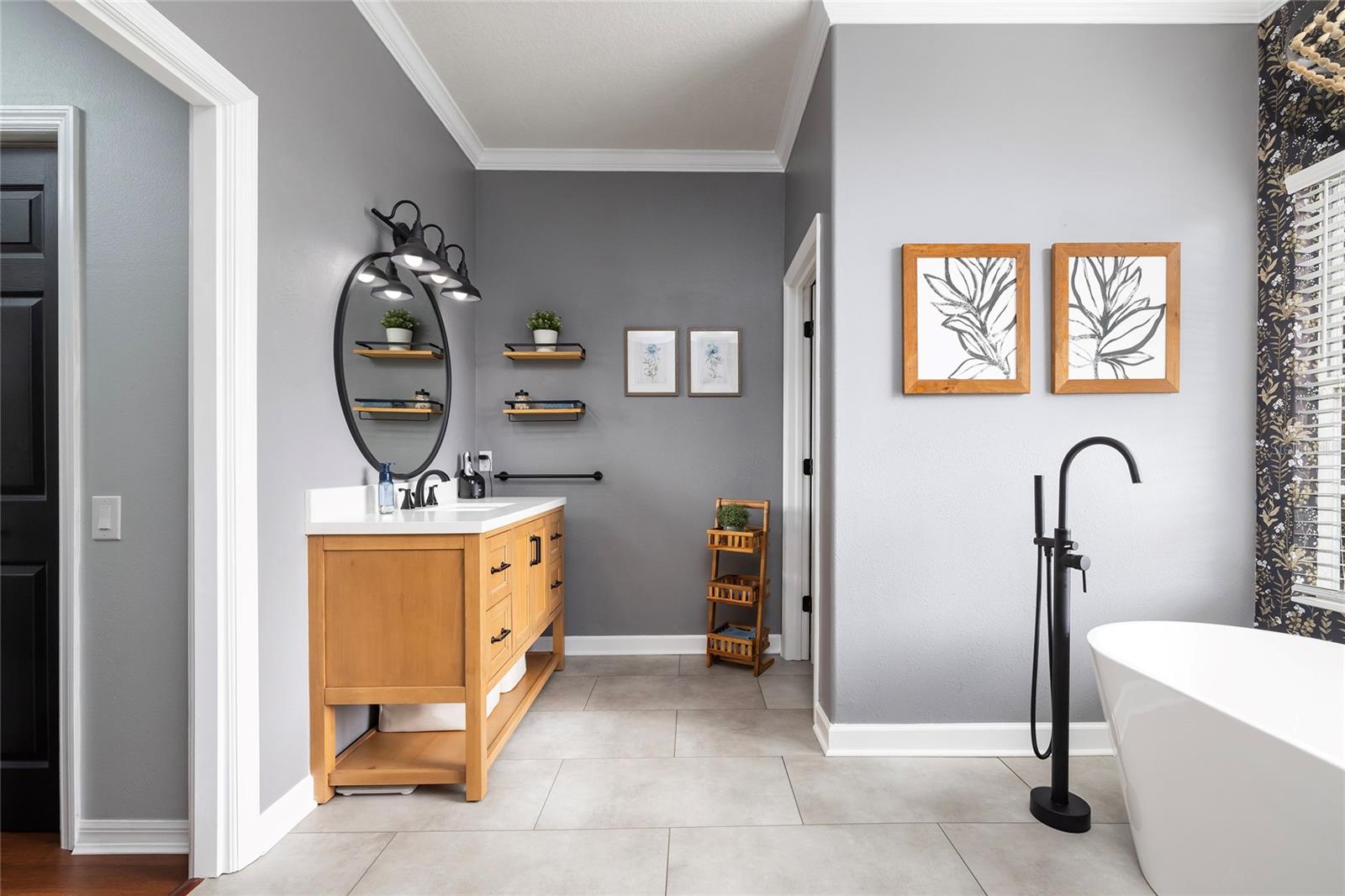 Second Vanity in Master Bathroom