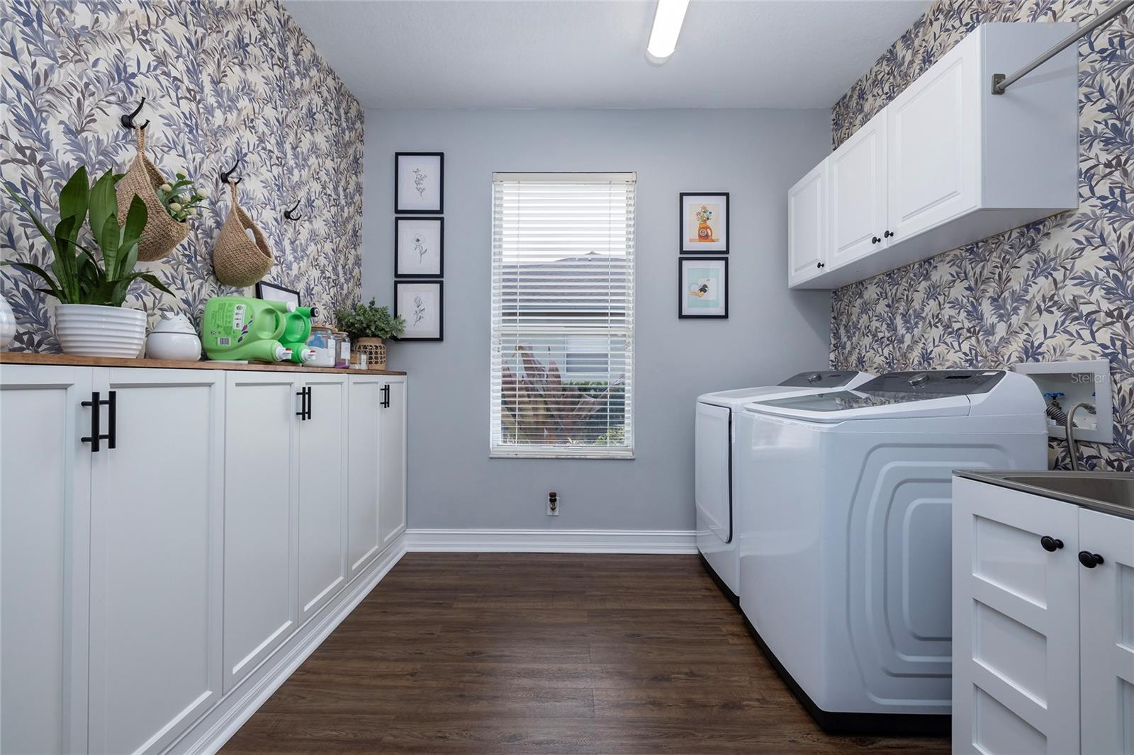 Large, Inside Laundry Room