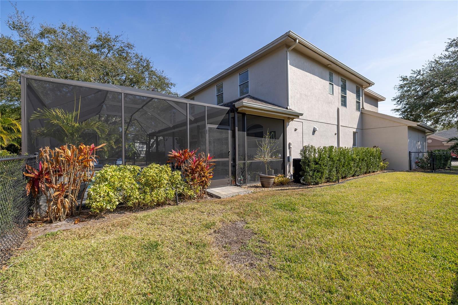 Large, fenced area for pets