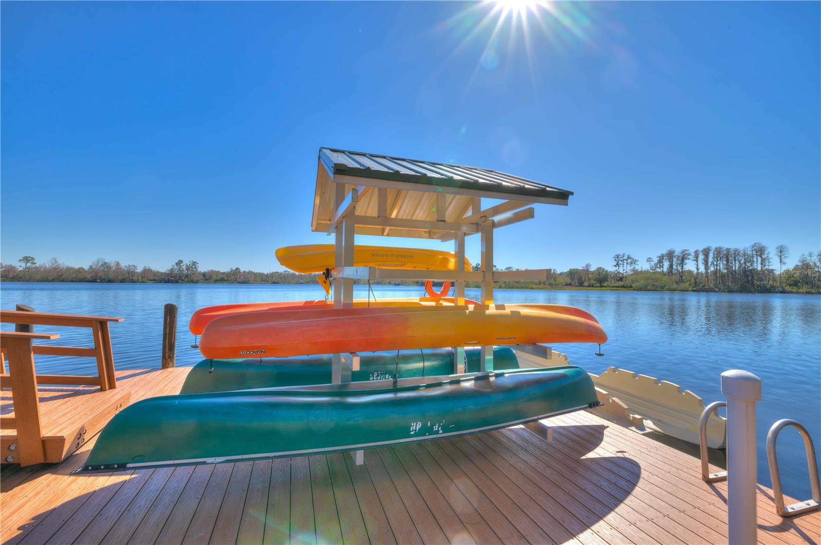 Reserve a canoe & paddle around the lake!