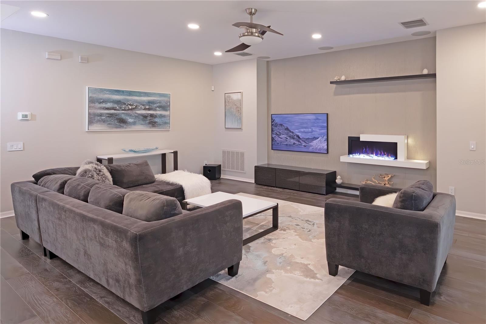 Alternate view of family room open to the kitchen & breakfast nook!