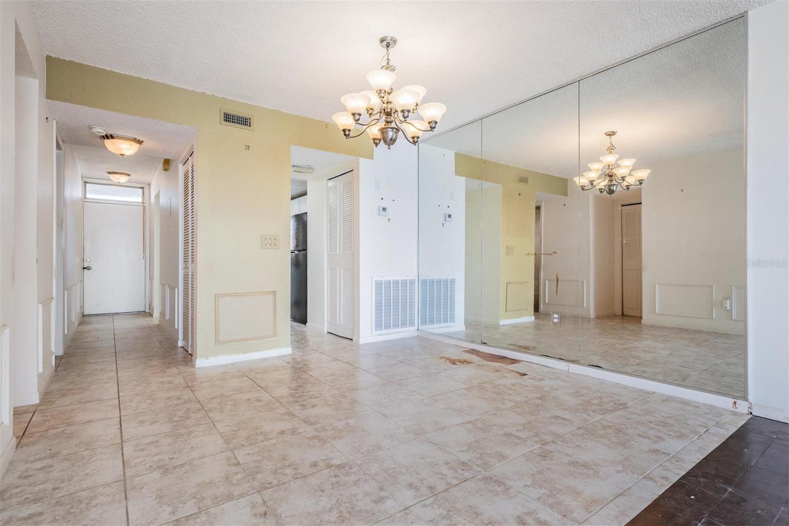 Dining area/Entrance/Kitchen View