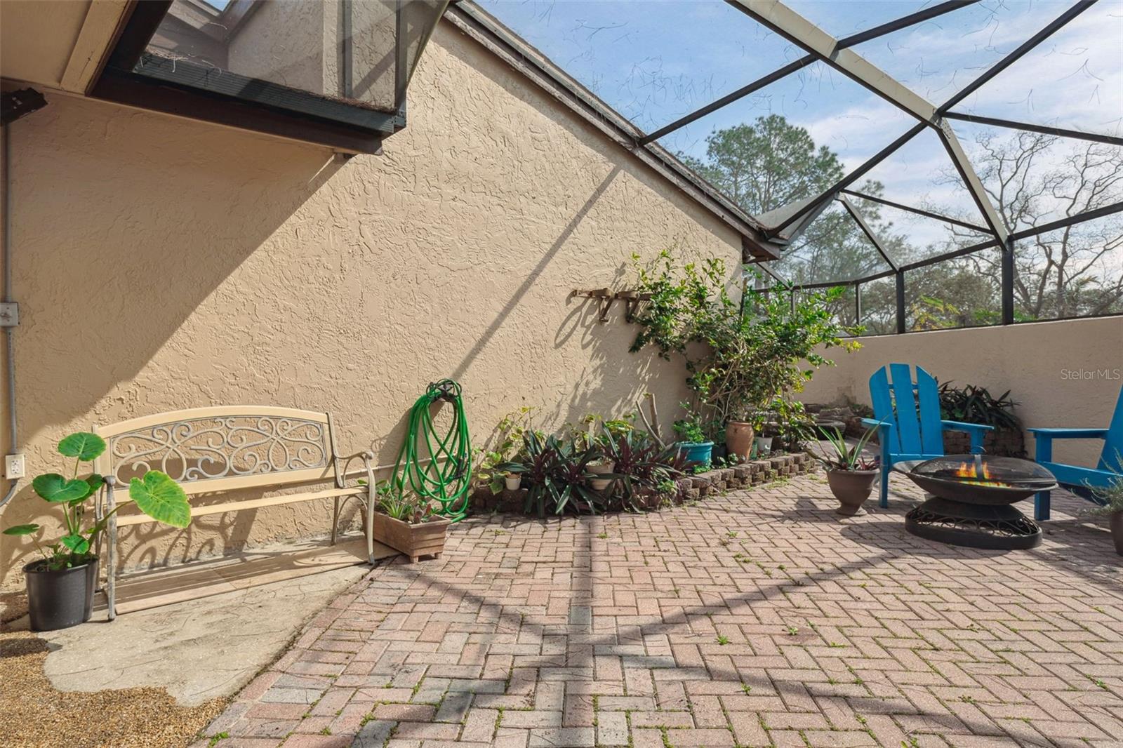 Screened in patio