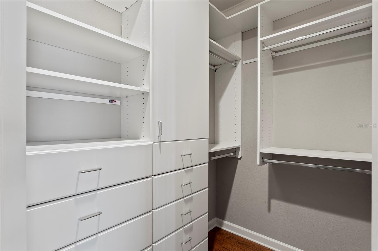 Walk in closet within the third bedroom