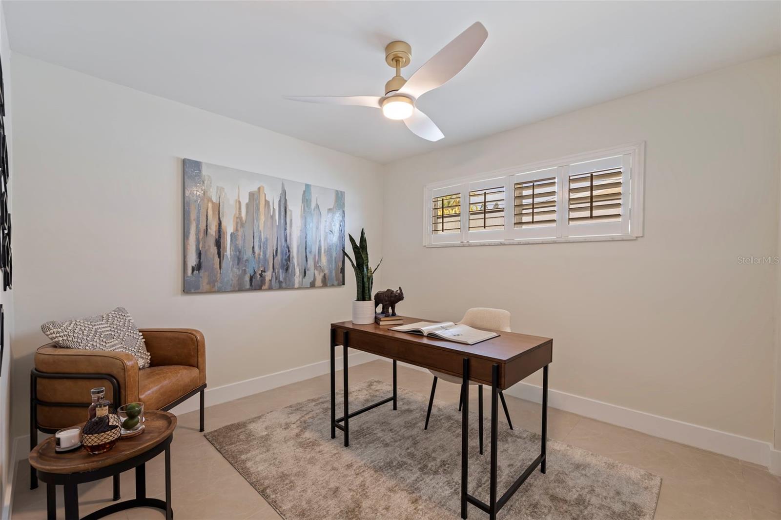 Bedroom 2 - Staged for Office