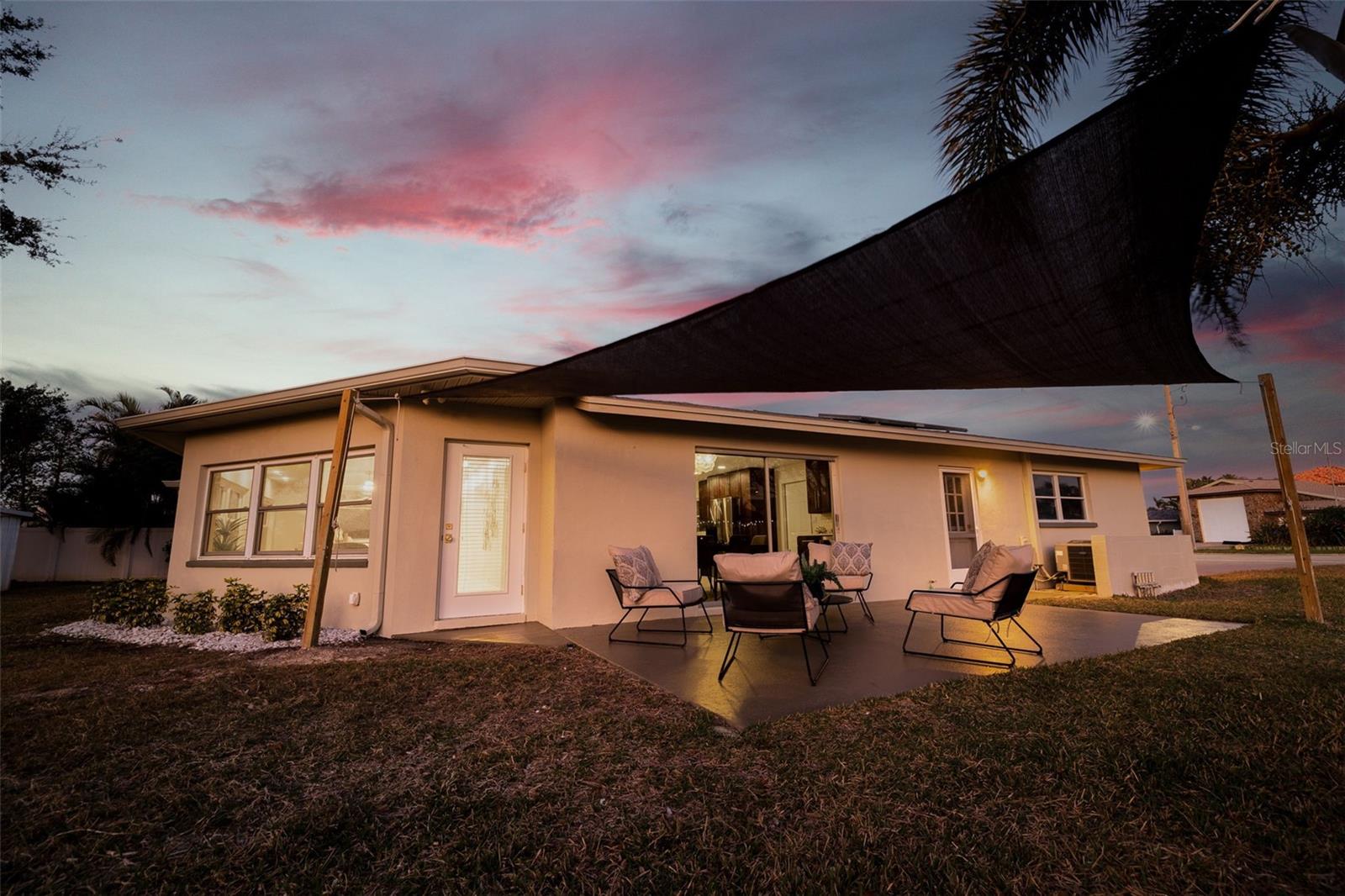 Back Porch for enjoying the sunsets