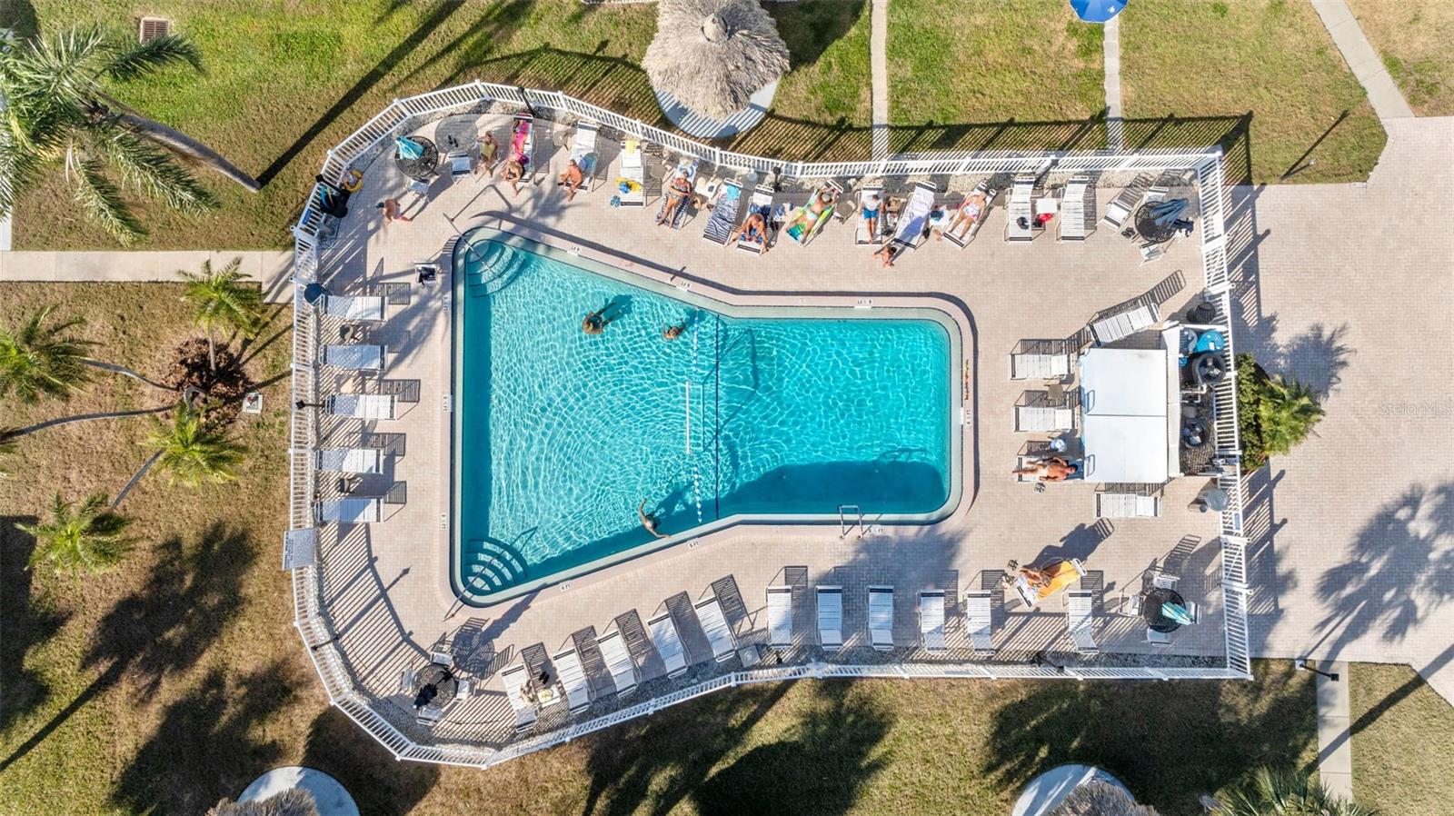 Heated pool across from your condo!