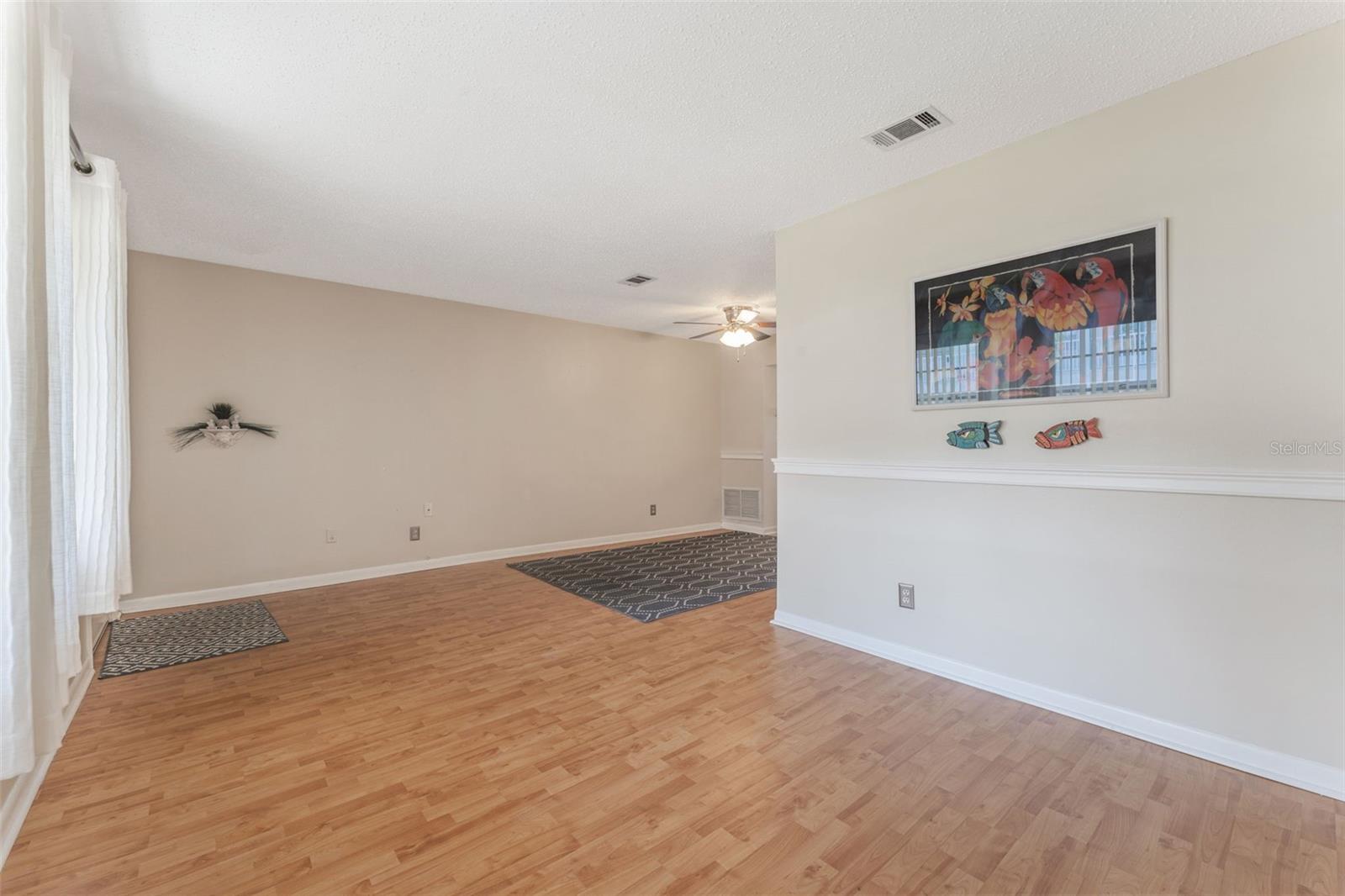 Living room looking toward dining area