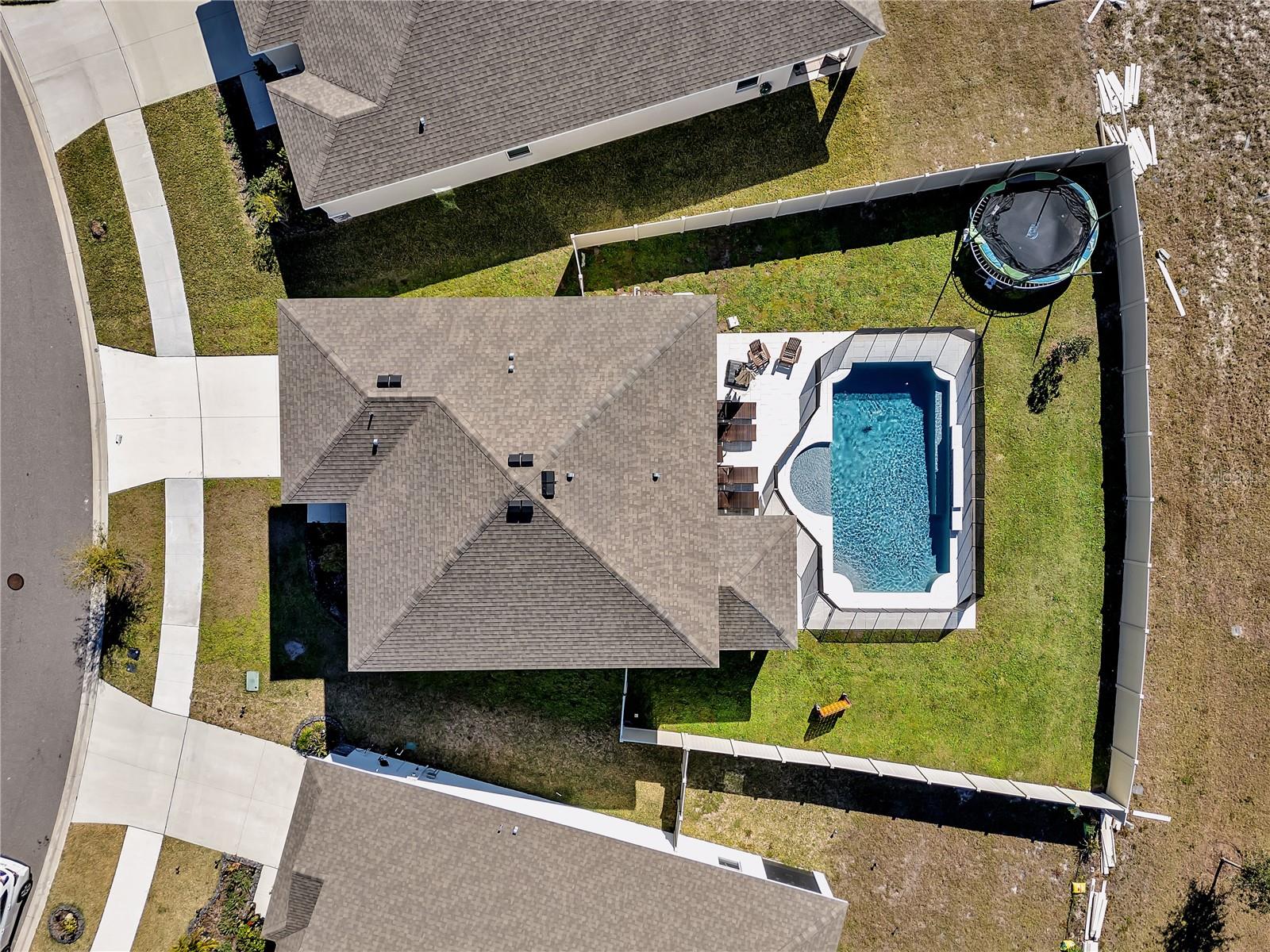 Aerial image of subject property