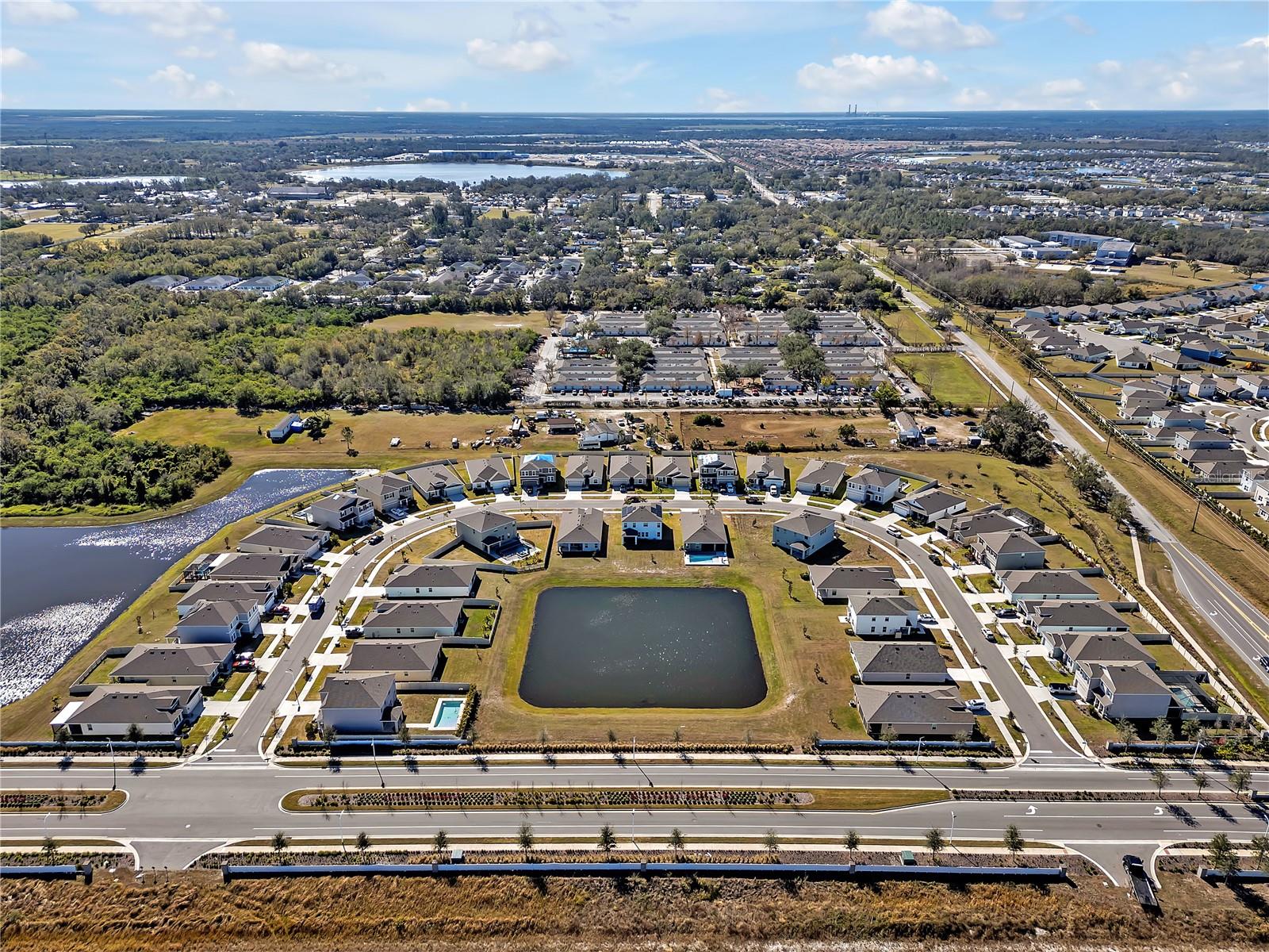 Aerial image of subject property