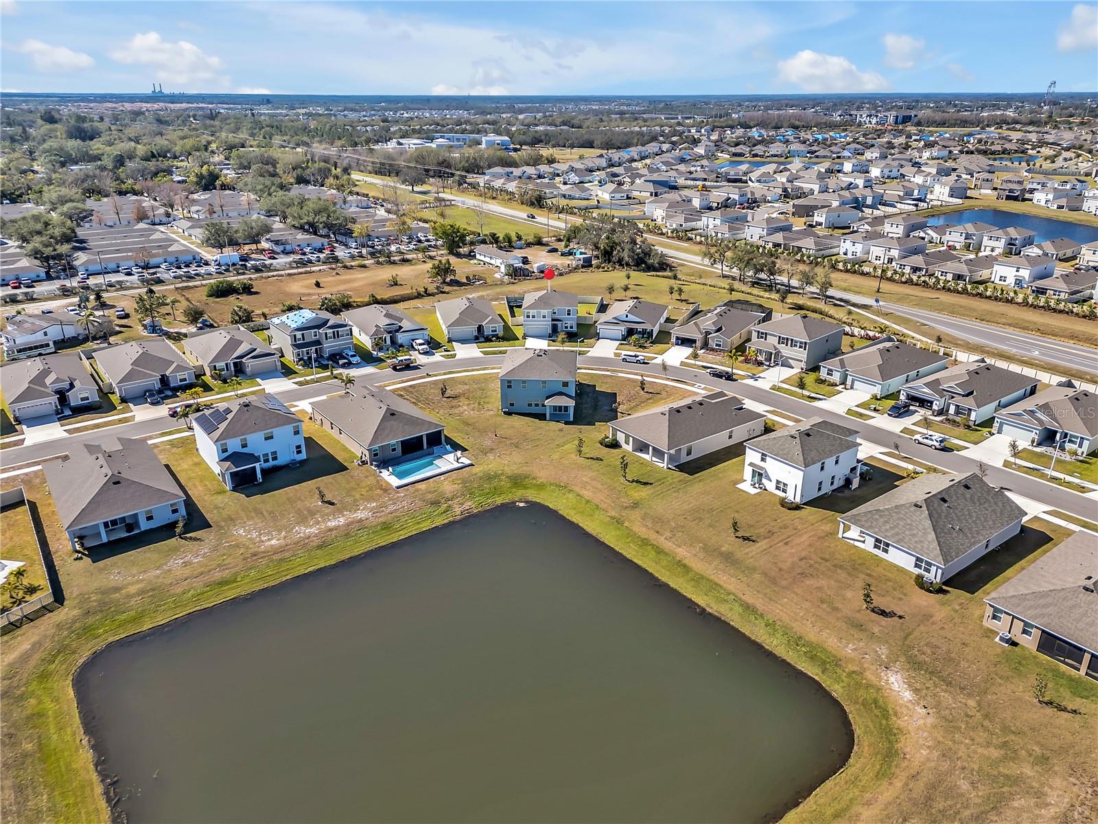 Aerial image of subject property