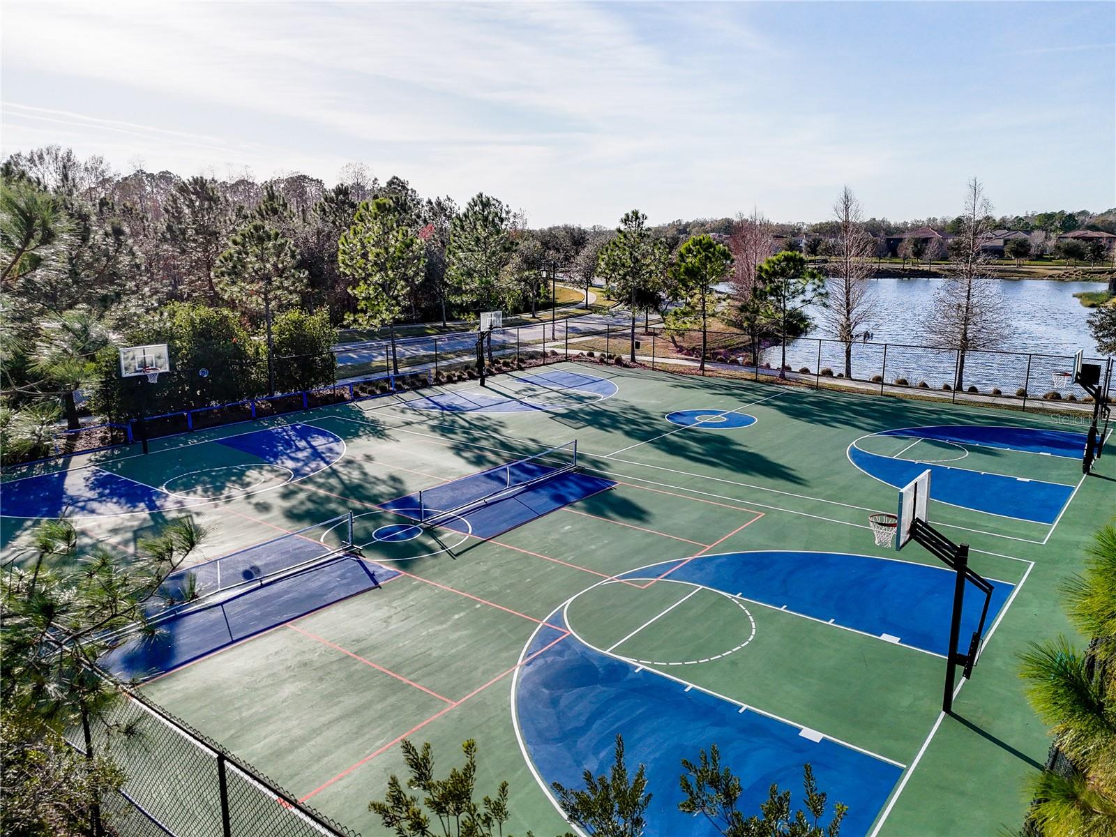 Basketball / Pickle Ball Courts