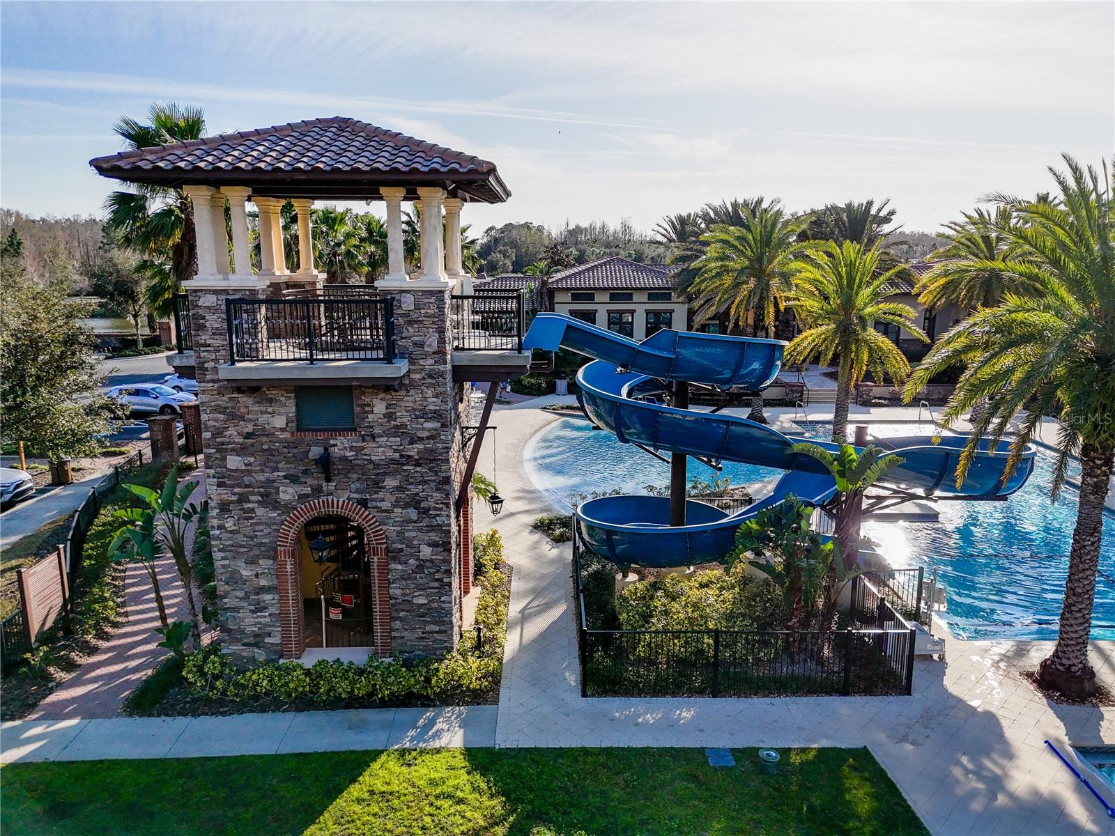 Clubhouse Pool Slide