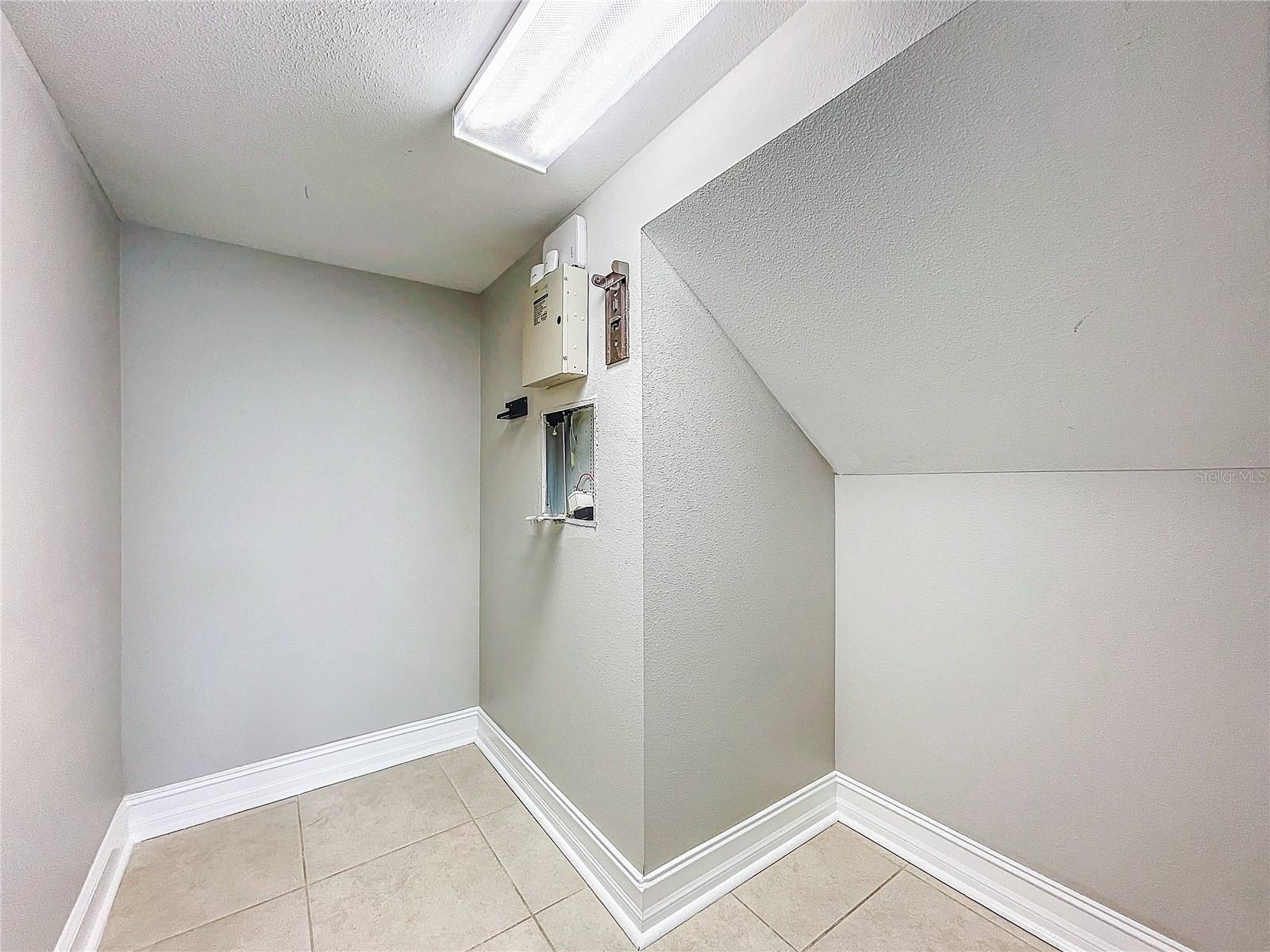 Storage Closet, underneath stairs