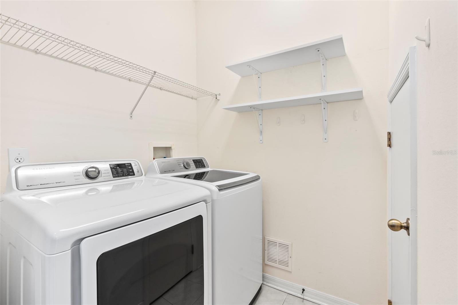 Laundry room and under stairs storage