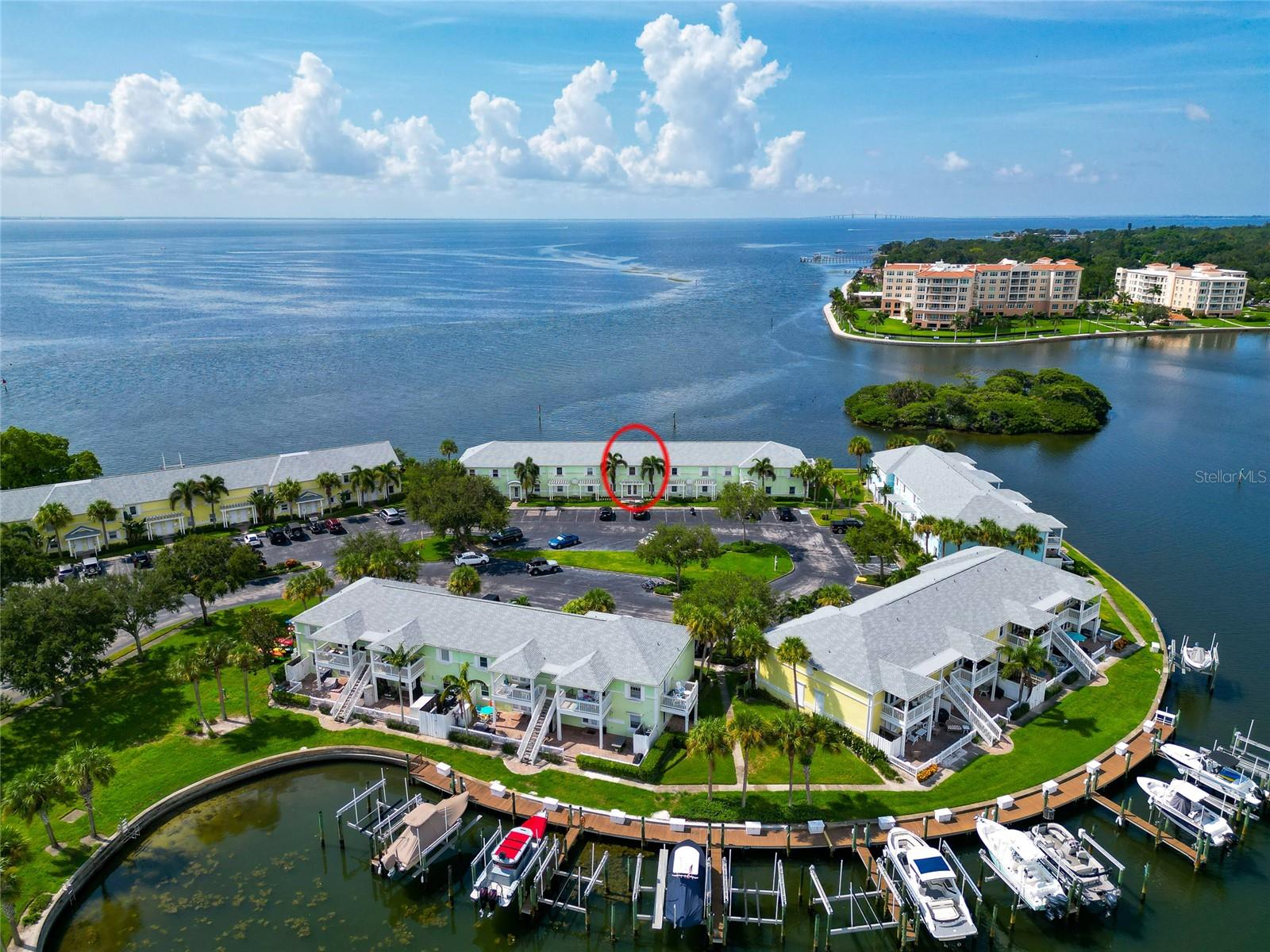 Full open water views of Tampa Bay