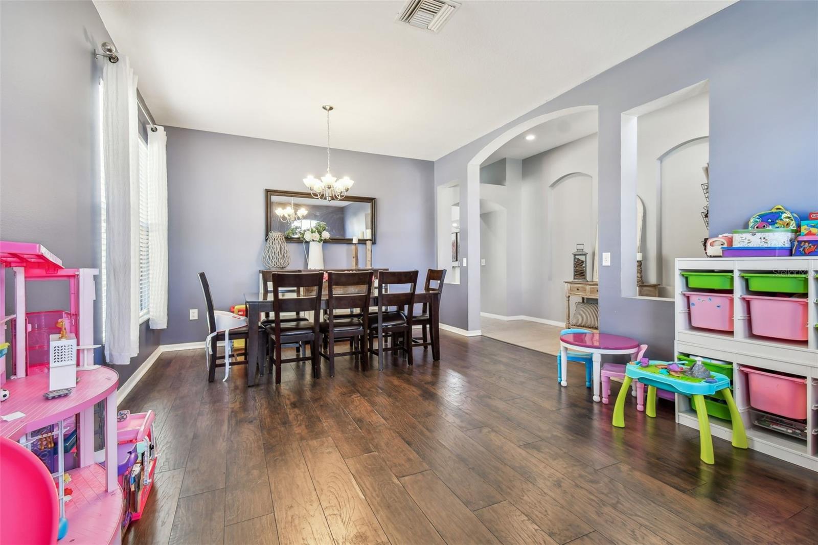 Living Room and Dining Room