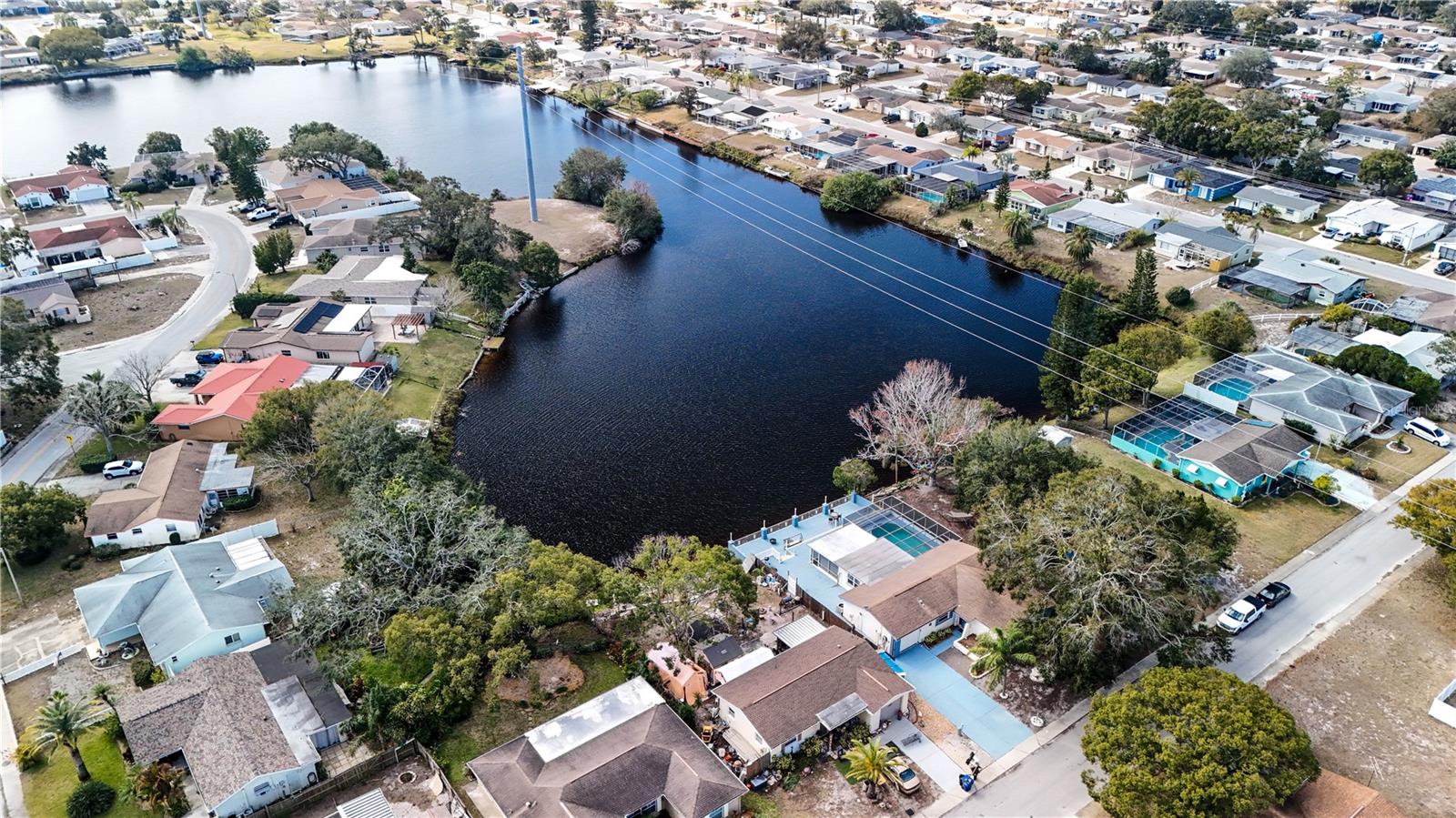 s121 feet of waterfront on a spring fed lake