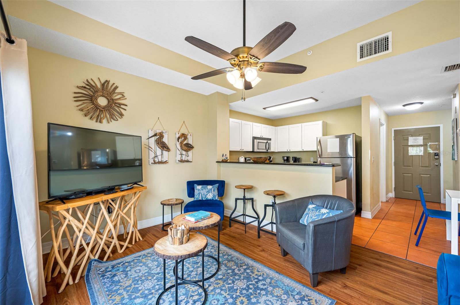 Tastefully Decorated Living Area