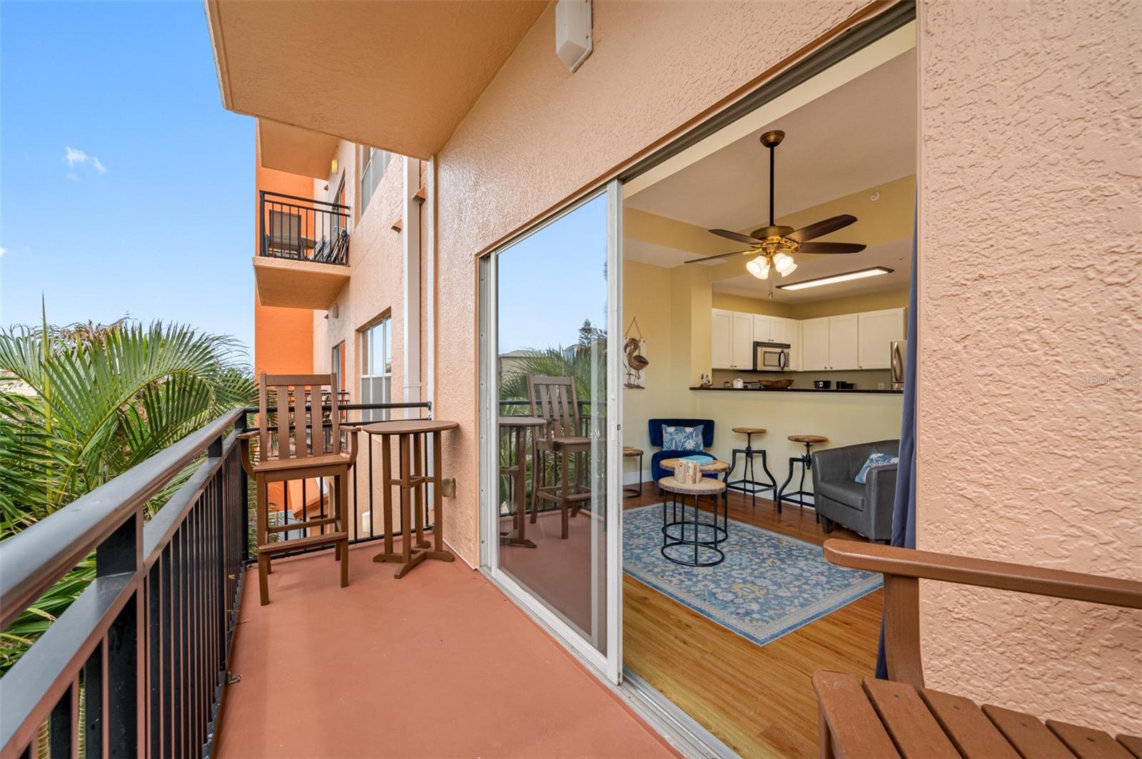 Balcony with Resin Chairs