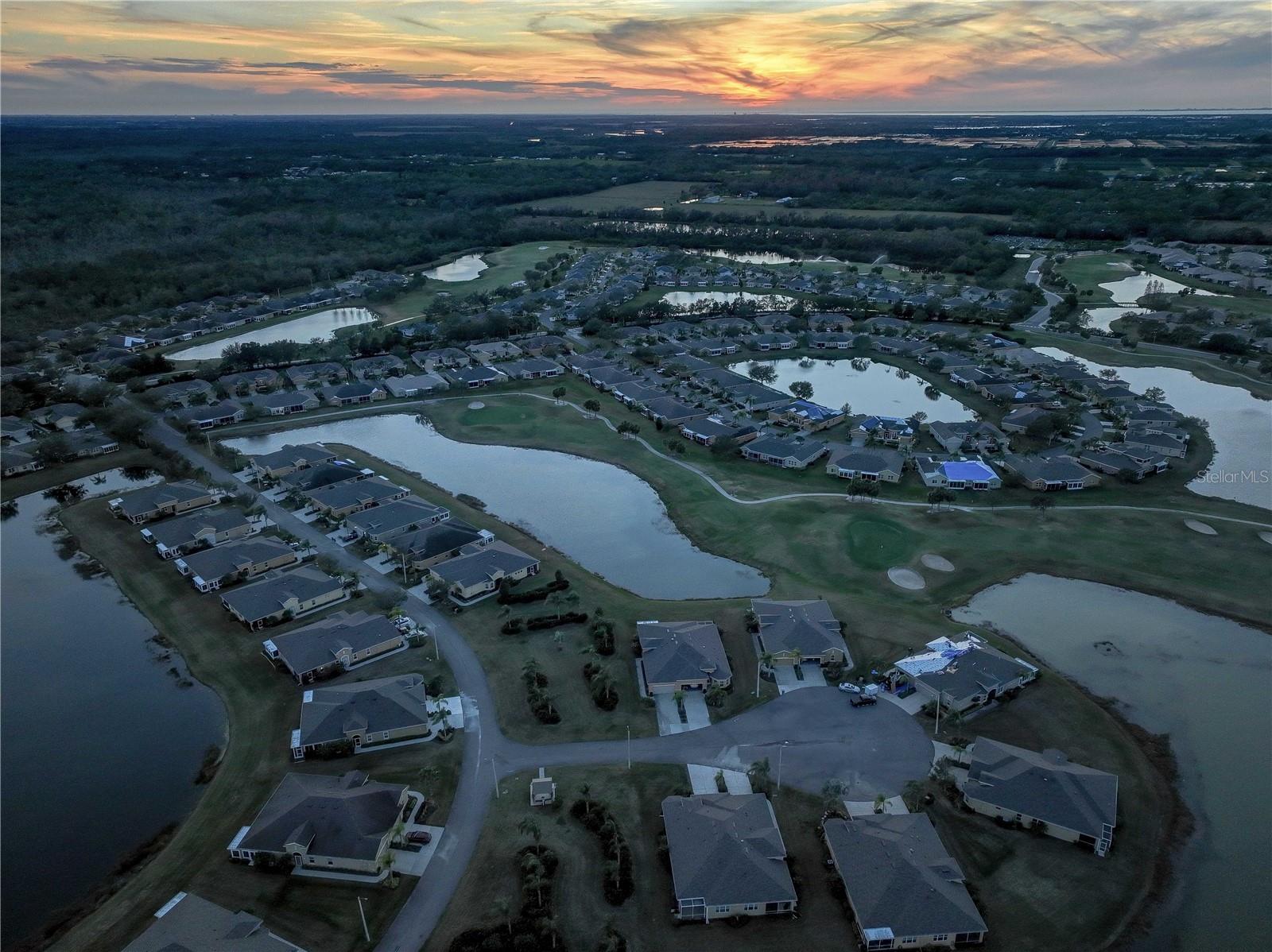 Overhead at Dusk