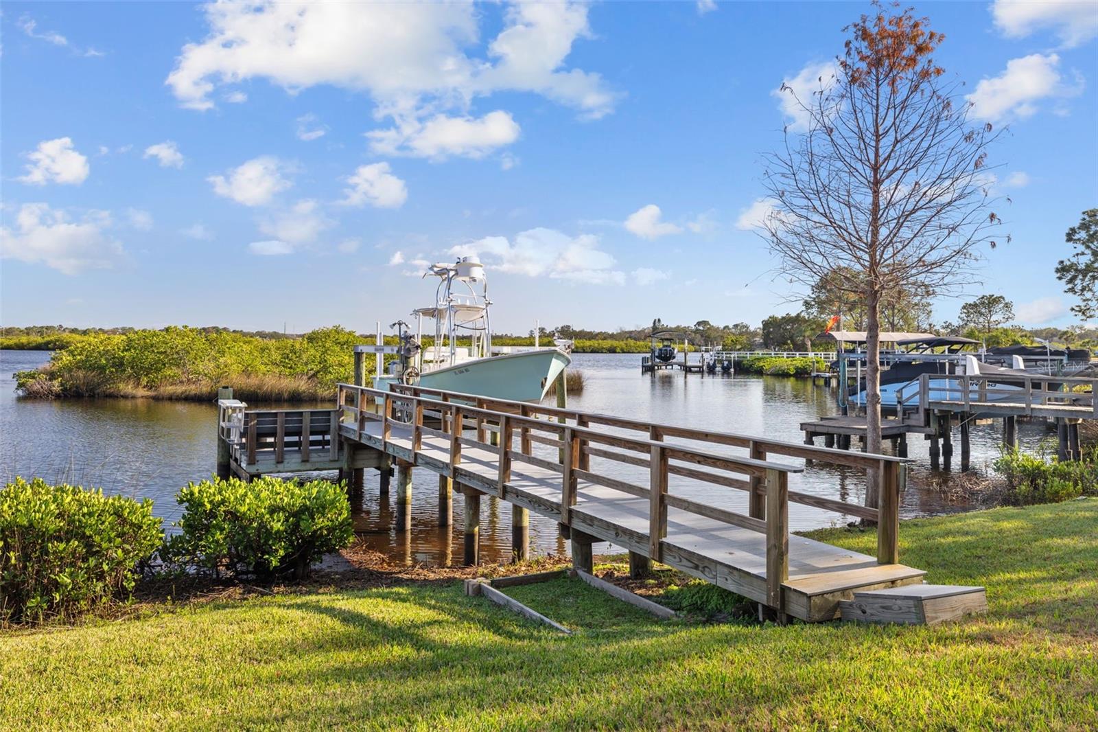 Newer Composite Dock and 14000 boatlift