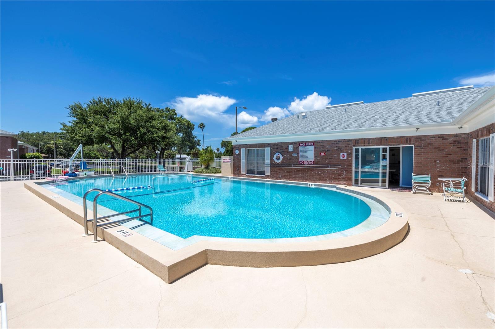 Pool and clubhouse.