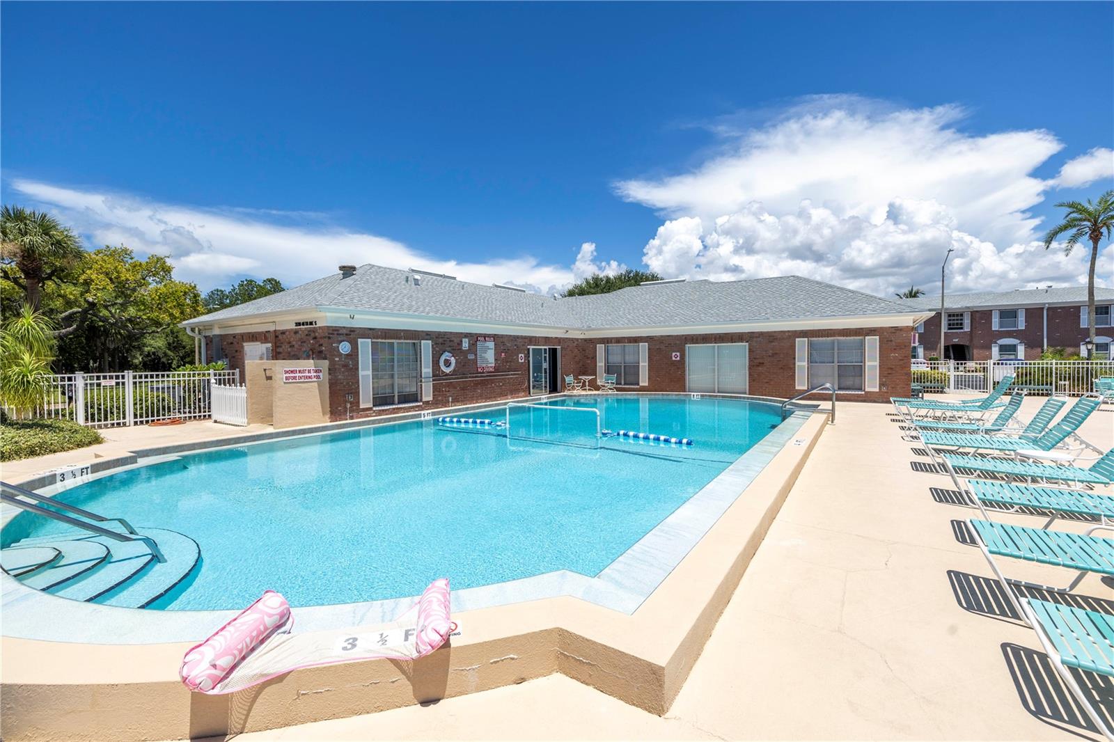 Pool and clubhouse.