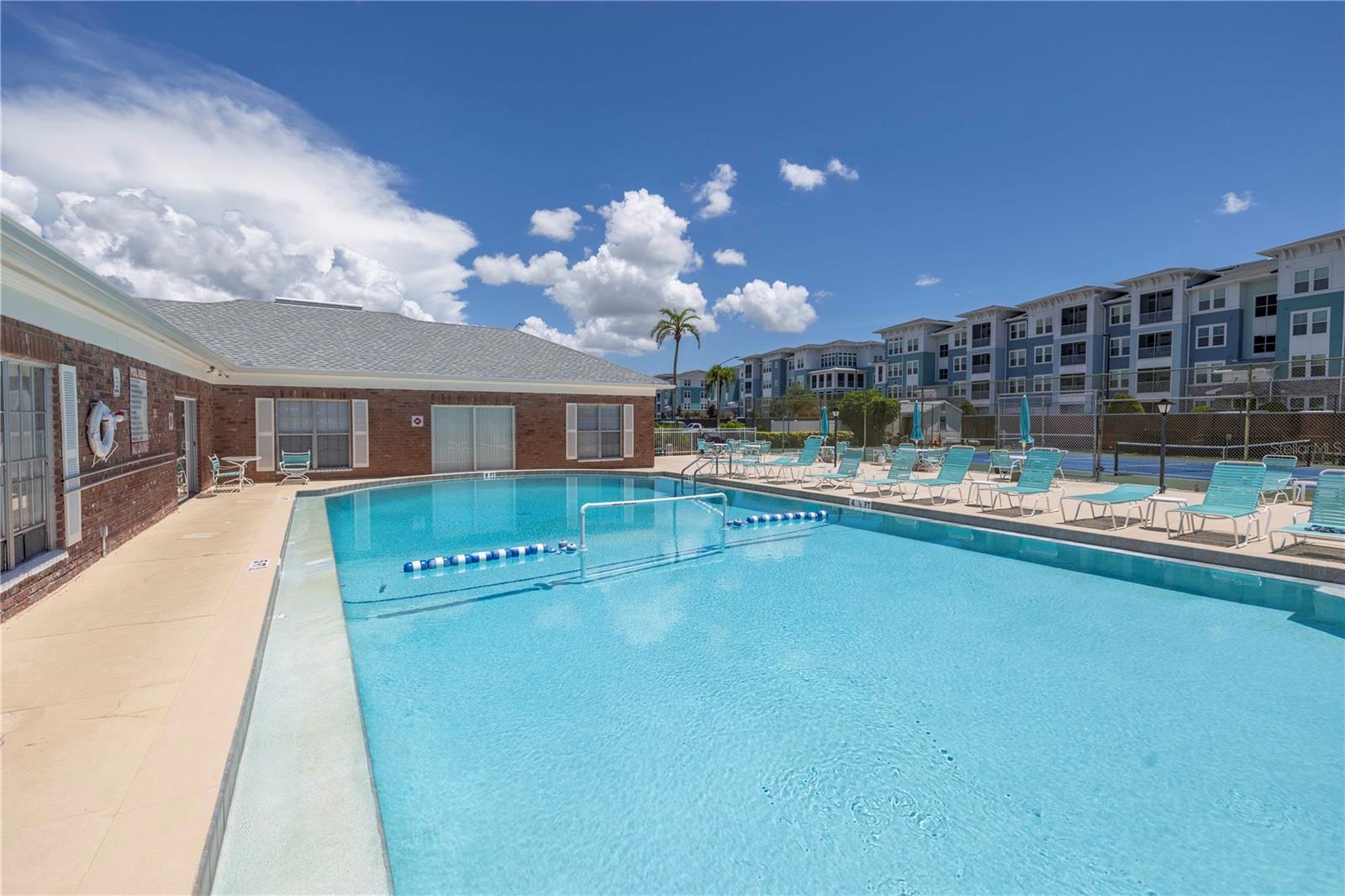 Pool and clubhouse.