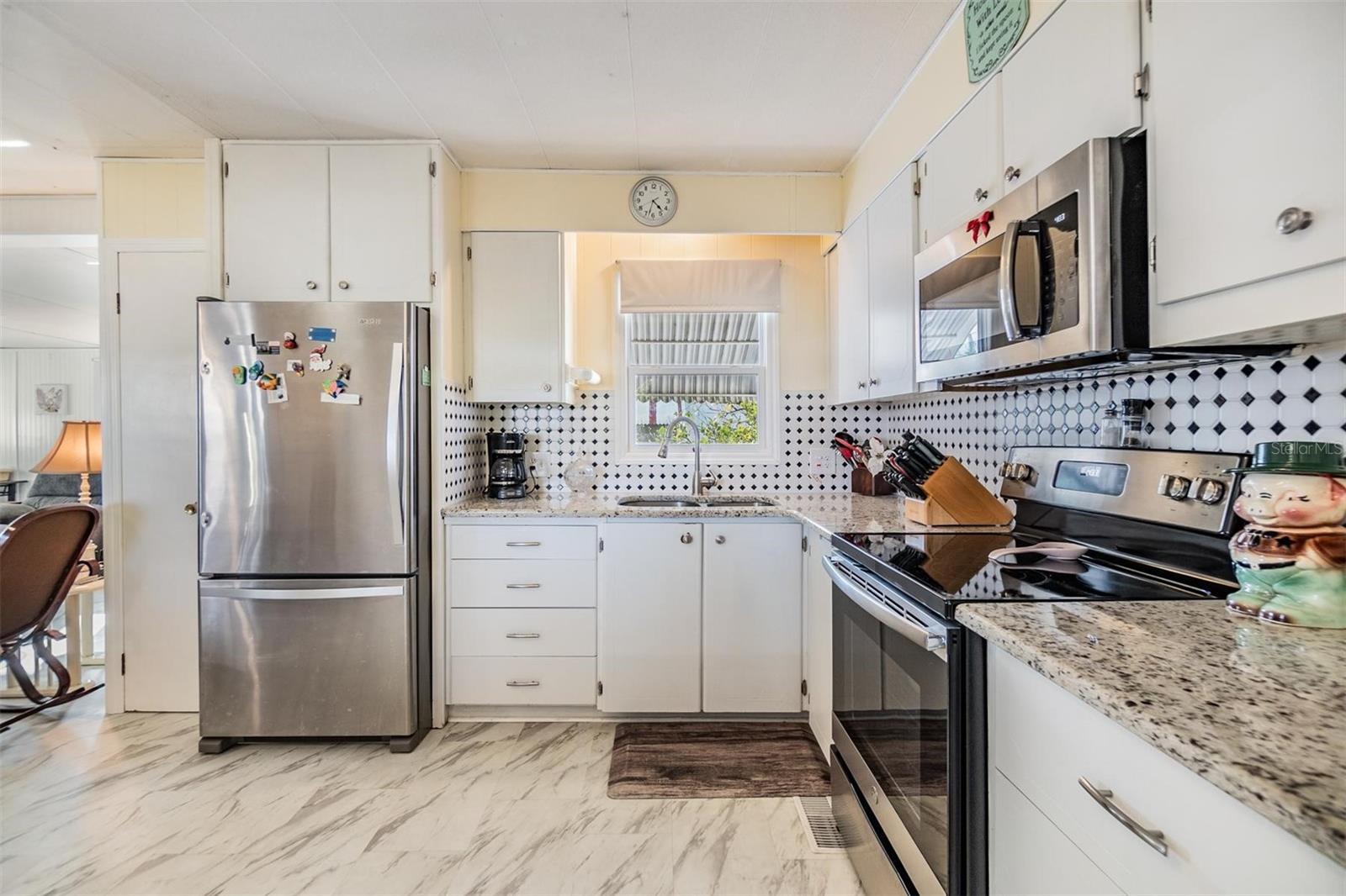 Nicely updated kitchen in this home.